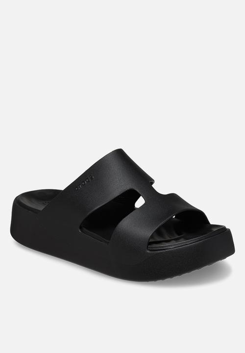 Crocs - Getaway platform h-strap - black