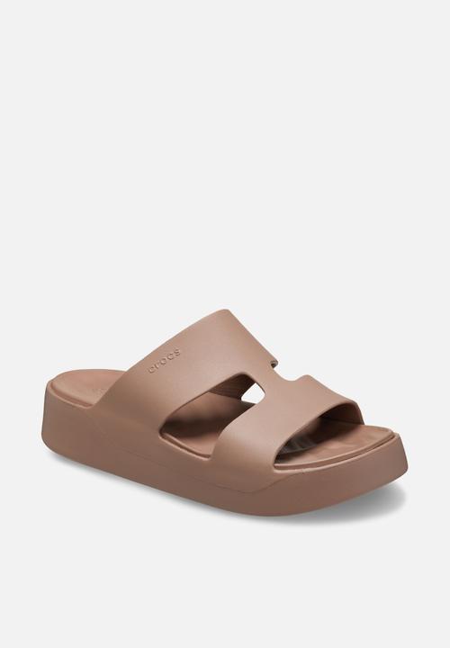 Crocs - Getaway platform h-strap - latte