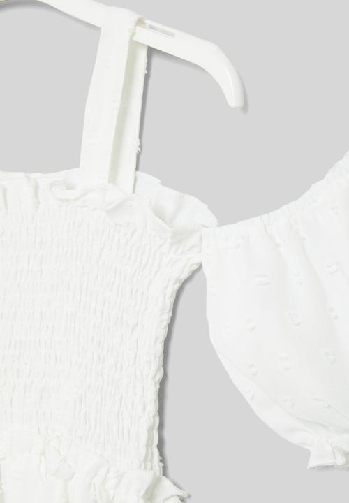 Pop Candy - Smock dress - white