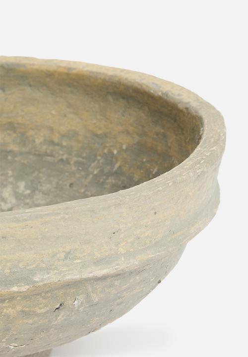 Sixth Floor - Paper Mache Bowl - Grey