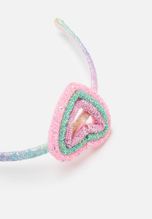 Pop Candy - Heart décor headband-multi