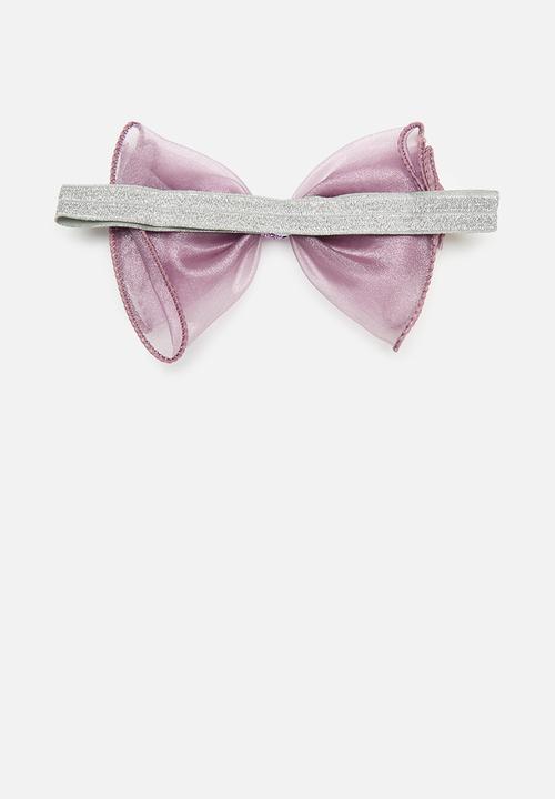 Pop Candy - 3 Piece bowknot headband set - pink