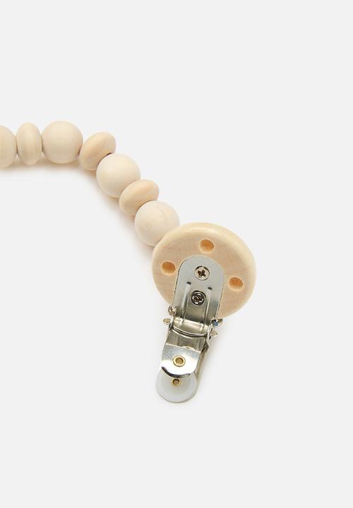 Pop Candy - Wooden pacifier holder - brown