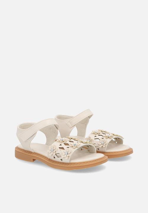 Pop Candy - Floral sandals - beige