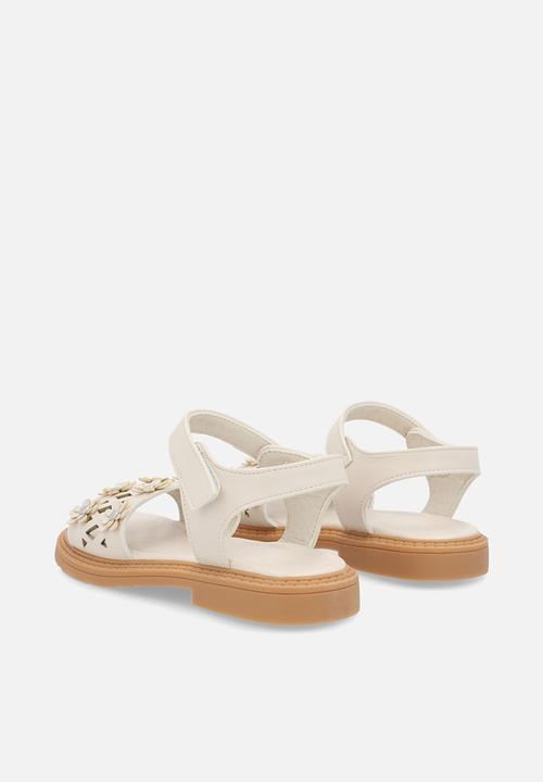 Pop Candy - Floral sandals - beige