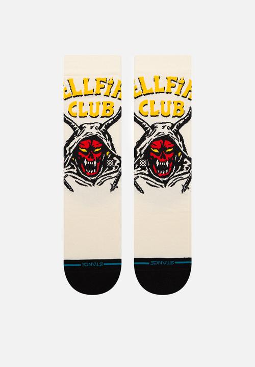 Stance Socks - Hellfire - vintage white