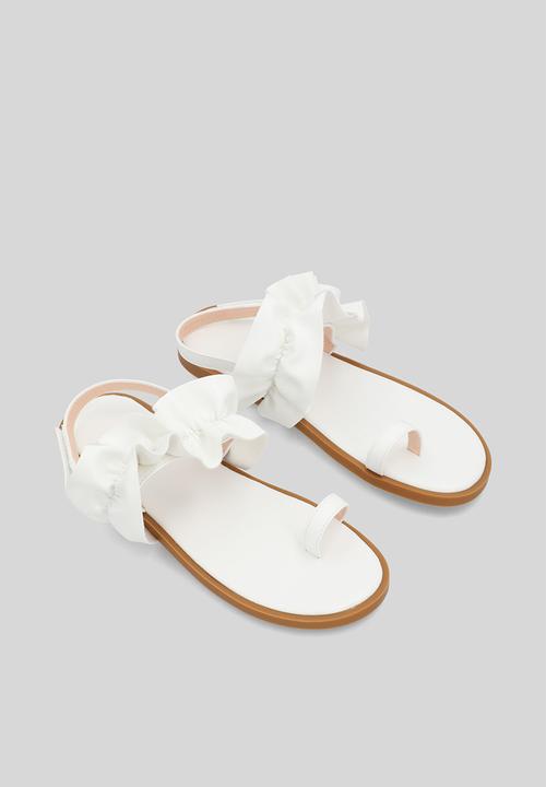 Pop Candy - Toe sandal - white