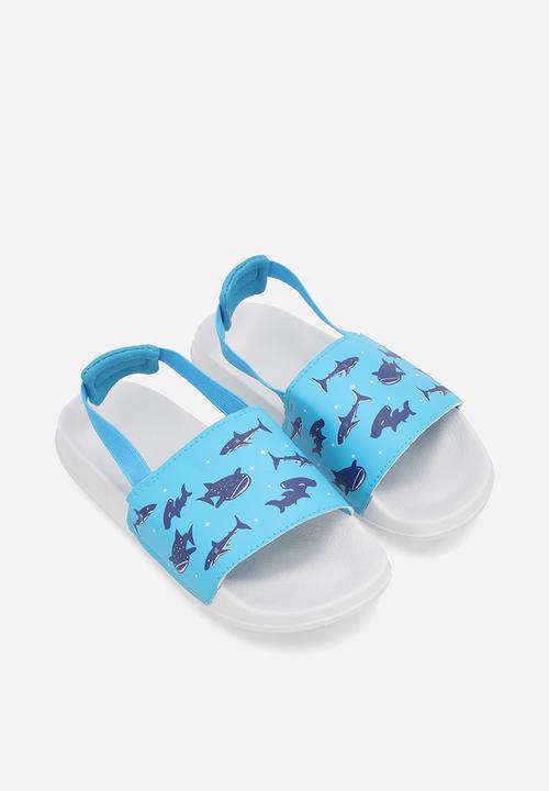 Pop Candy - Printed sandals - blue