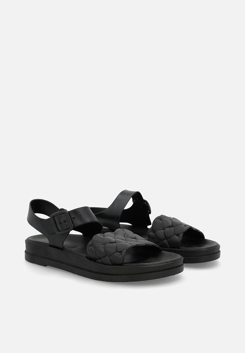 Pop Candy - Braided sandals - black