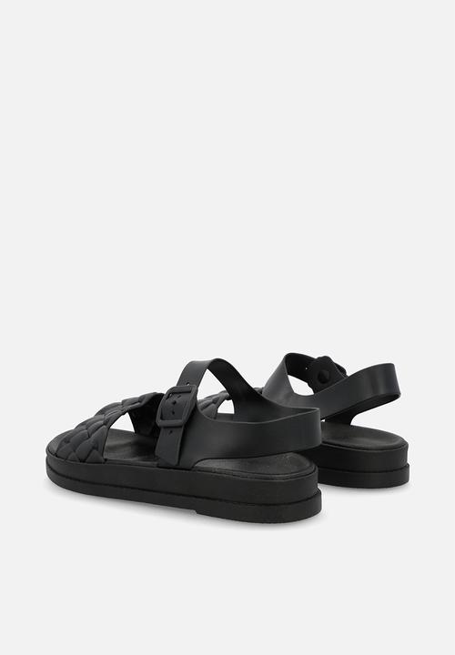 Pop Candy - Braided sandals - black