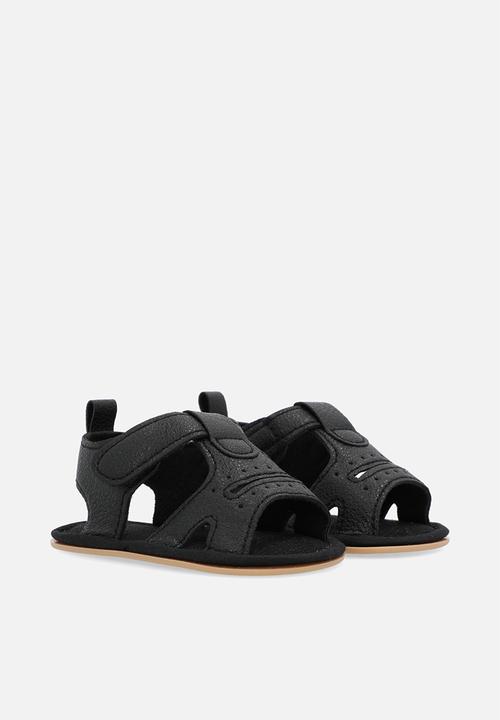 Pop Candy - Twin strap sandals - black