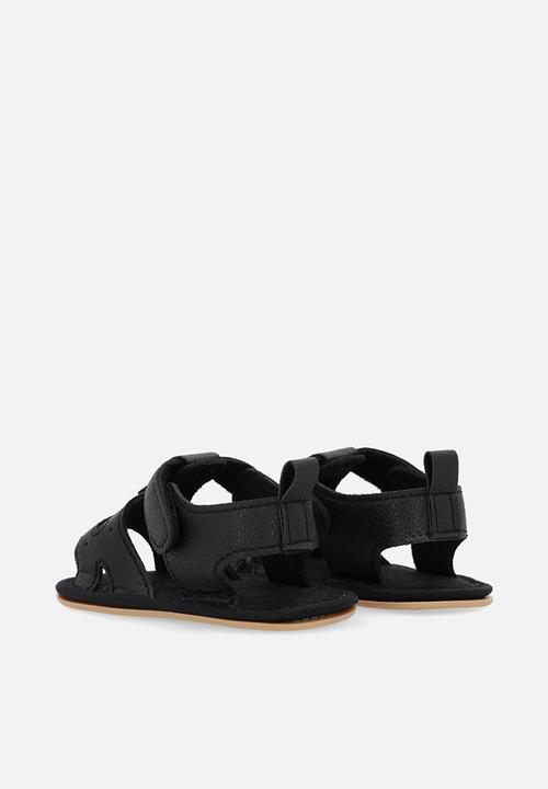 Pop Candy - Twin strap sandals - black