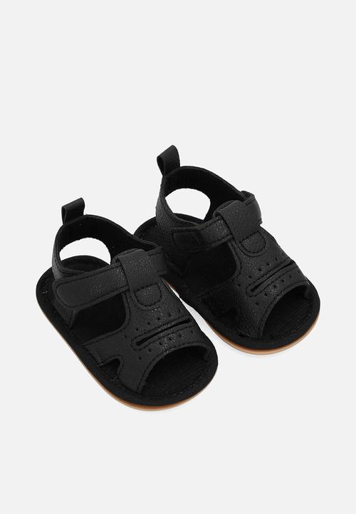 Pop Candy - Twin strap sandals - black