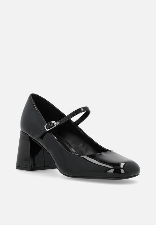 Steve Madden - Pep talk block heel - black pat