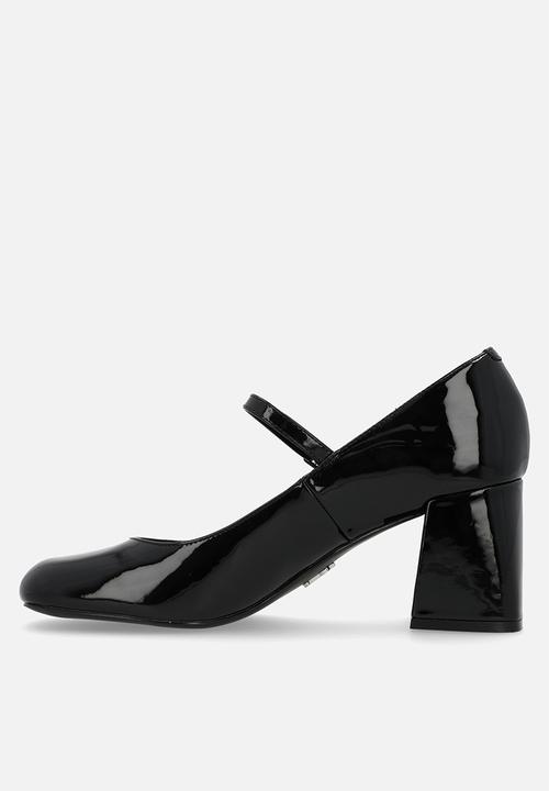 Steve Madden - Pep talk block heel - black pat