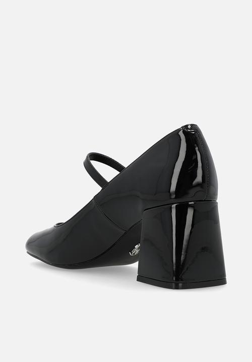 Steve Madden - Pep talk block heel - black pat