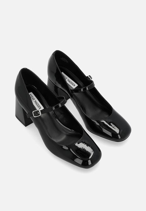 Steve Madden - Pep talk block heel - black pat