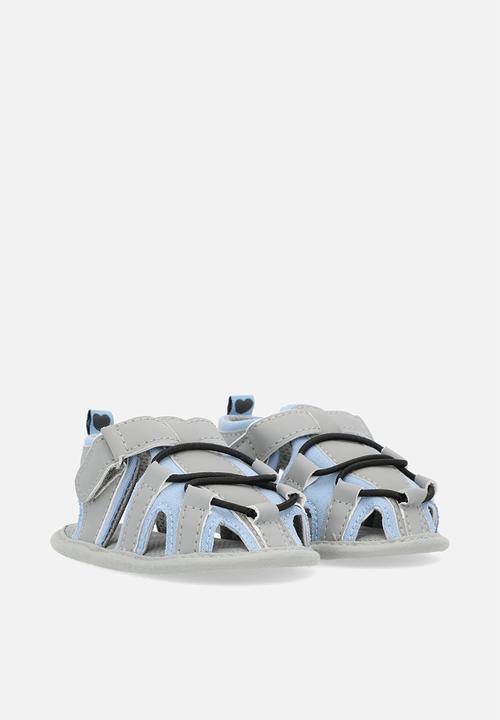 Pop Candy - Colour block cage sandals - grey