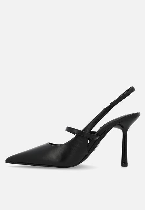 Steve Madden - Armour leather slingback - black leat