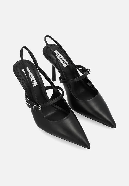 Steve Madden - Armour leather slingback - black leat