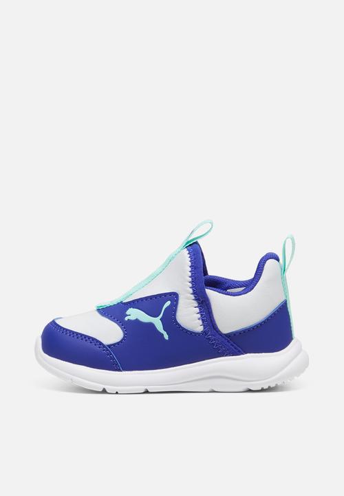 PUMA - Puma Fun Racer Slip On Inf - Silver Mist-Mint-Lapis Lazuli