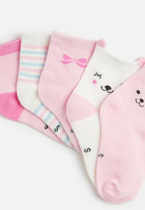Pop Candy - 5 Pack socks set - pink