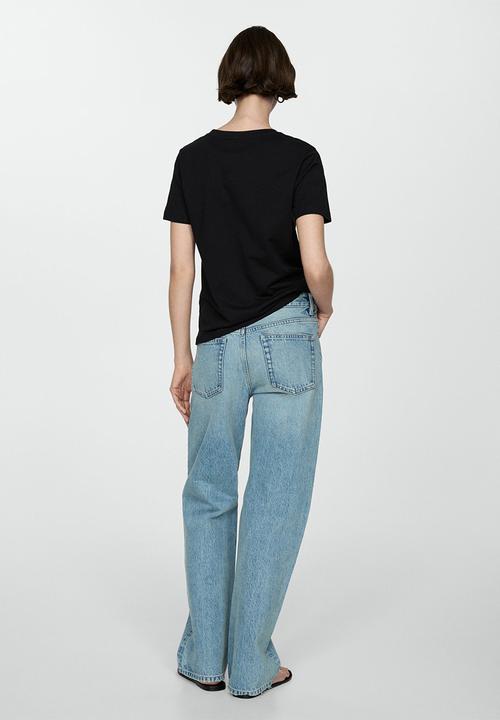 MANGO - T-Shirt Chalaca - Black