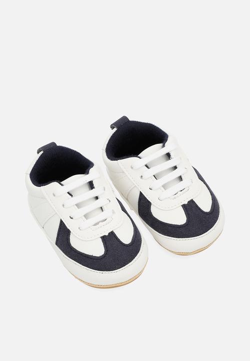 Pop Candy - Colour block sneakers - blue & white
