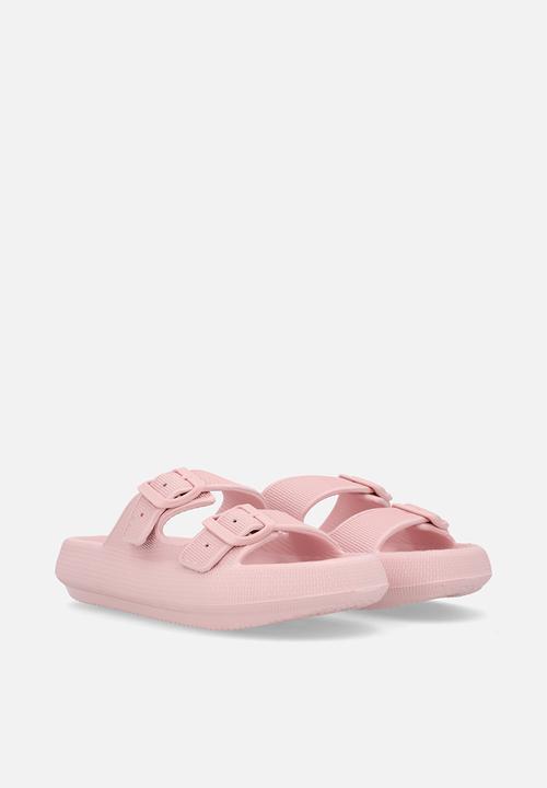 Pop Candy - Twin buckle slides-pink