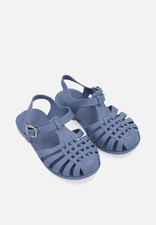 Pop Candy - Closed toe jelly sandals - blue