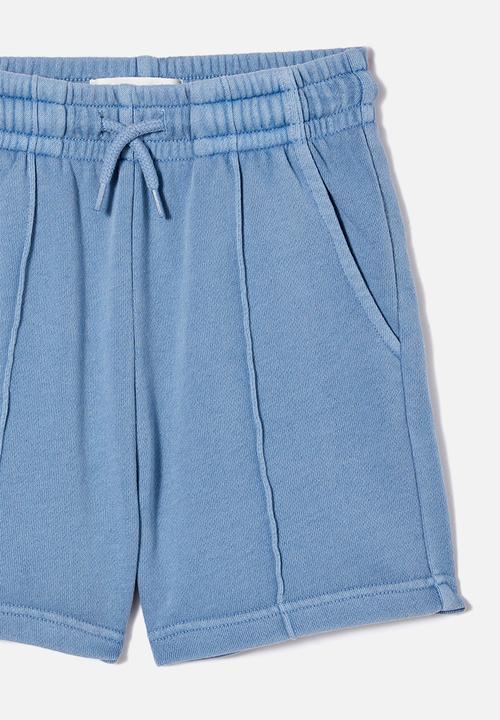 Cotton On - Henry slouch short - dusty blue garment dye