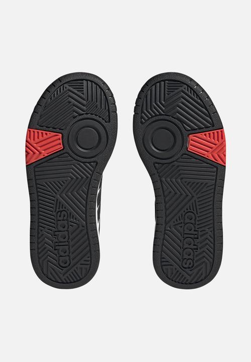 adidas Originals - Hoops 3.0 K - Ftwr White/Core Black/Bright Red