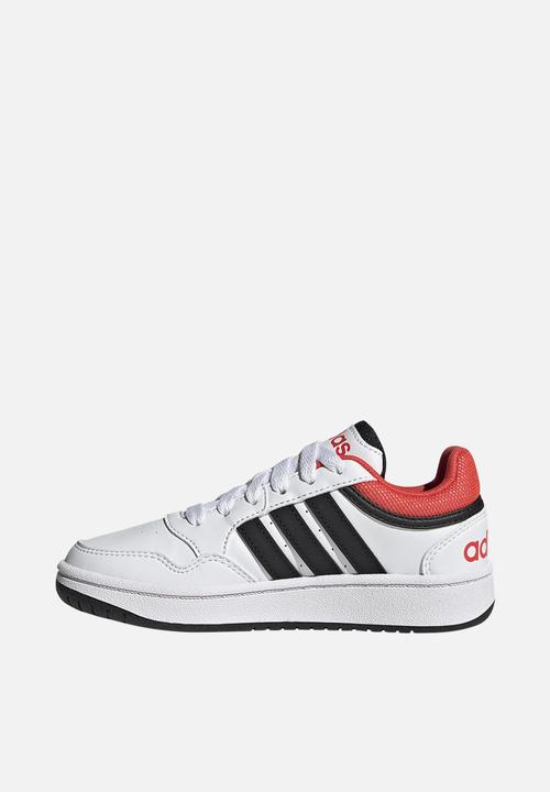 adidas Originals - Hoops 3.0 K - Ftwr White/Core Black/Bright Red