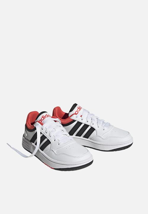 adidas Originals - Hoops 3.0 K - Ftwr White/Core Black/Bright Red