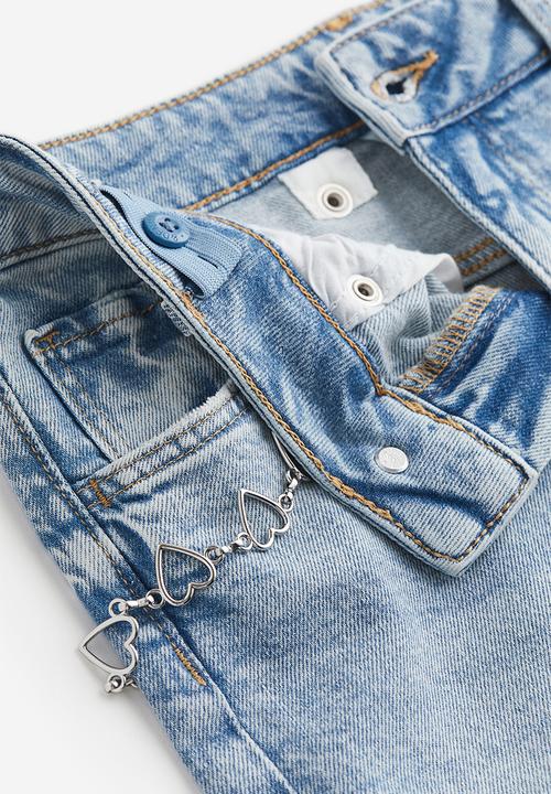 H&M - Baggy fit bootcut leg jeans - light denim blue