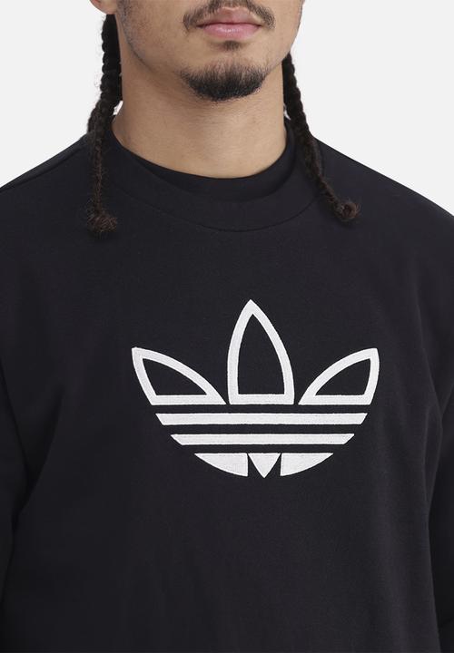 adidas Originals - Outline crew sweatshirt - black
