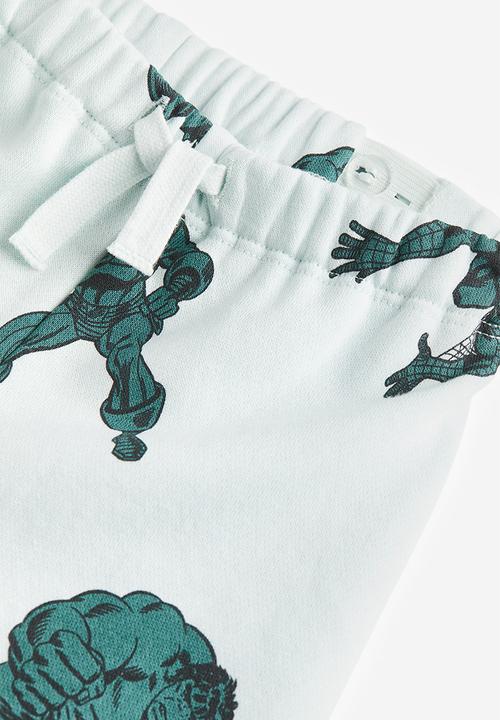 H&M - 2-Piece sweatshirt set - light turquoise marvel comics