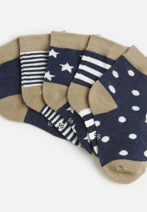 Pop Candy - 5 Pack socks set-blue