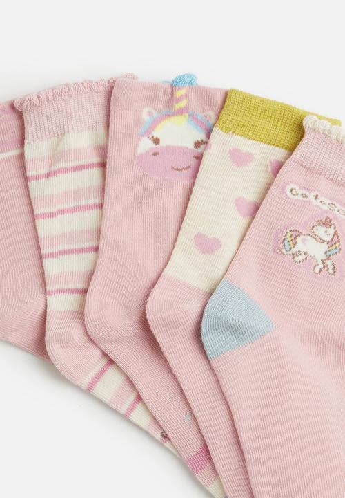 Pop Candy - 5 pack socks set - pink