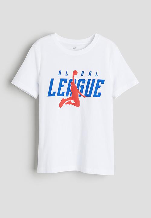 H&M - Printed T-shirt - white