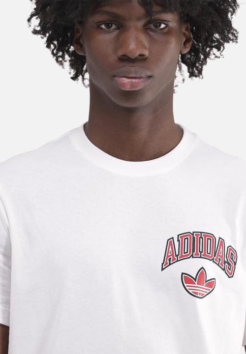 adidas Originals - Varsity tee 2 m - white
