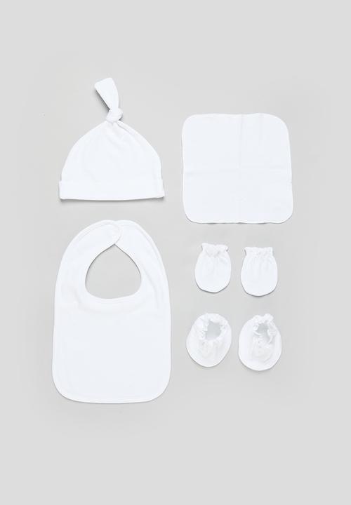 Pop Candy - 3 Piece baby hat set - white