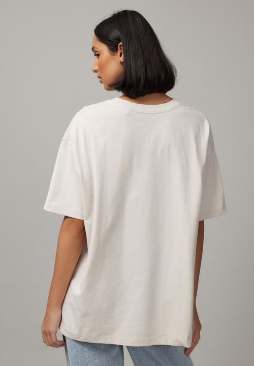 Factorie - Har Baggy Graphic Tee - Lcn Har Dove Grey/Harvard