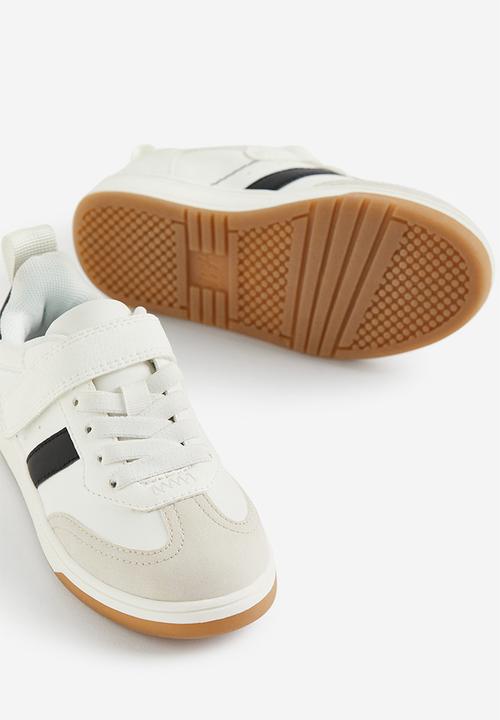 H&M - Trainers - white & beige 