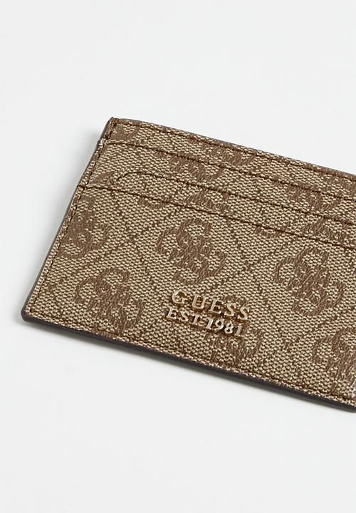 GUESS - Laurel slg card holder purse - latte