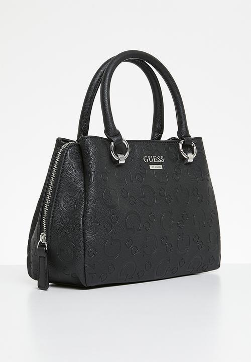 GUESS - Canaria satchel bag - black