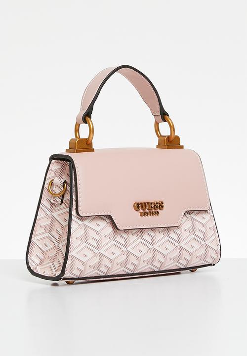 GUESS - Hallie mini flap bag - pink