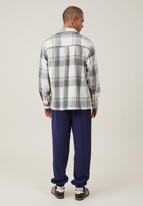 Cotton On - Baggy Cuffed Track Pant - Indigo
