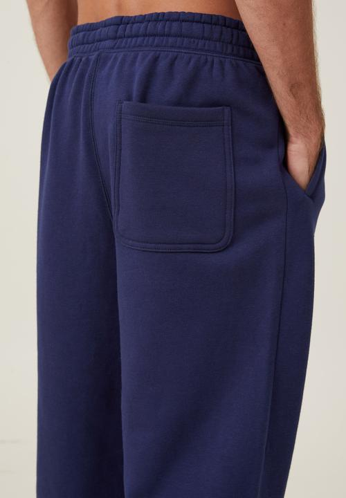 Cotton On - Baggy Cuffed Track Pant - Indigo