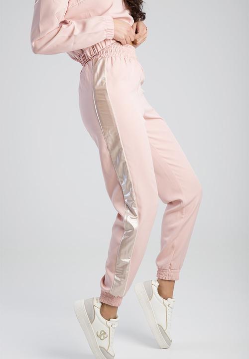 SISSY BOY - Flash Forward: Tracksuit Pants With Side Inset And Piping - Pink